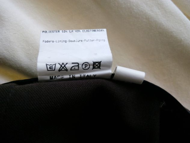 Pantaloni donna linea dritta marrone scuro - Foto 4