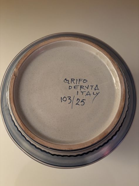UN VASO COME NUOVO MA VINTAGE ANNI 70/80,IN CERAMICA,MARCA DERUTA MADE IN ITALY - Foto 10