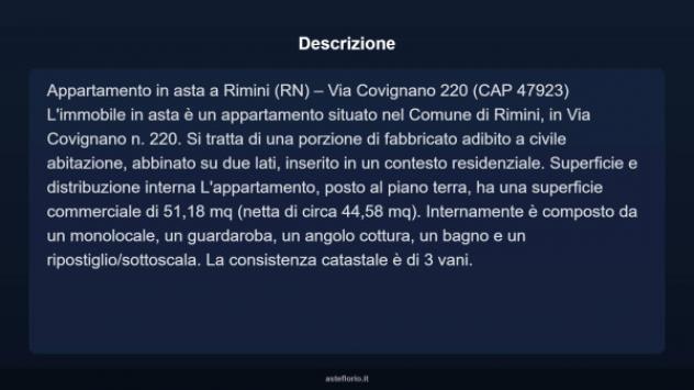 Immobile in asta di 51 m² con più di 5 locali in vendita a Rimini - Foto 13