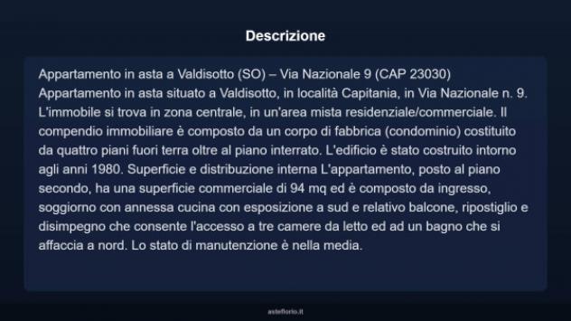 Immobile in asta di 94 m² in vendita a Valdisotto - Foto 4