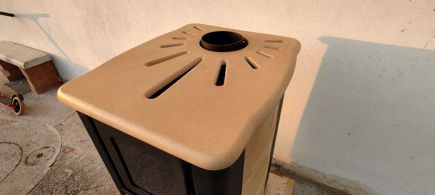Termostufa ceramica alice idro legna caldaia - Foto 2