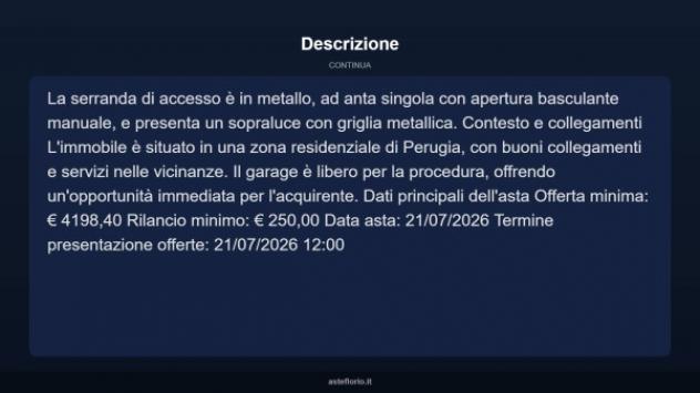 Immobile in asta di 15 m² in vendita a Perugia - Foto 7
