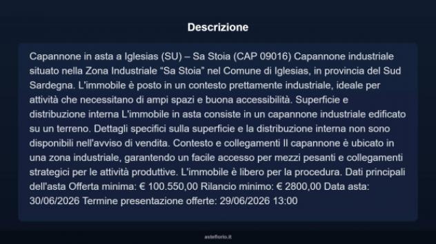 Immobile in asta di 4000 m² in vendita a Iglesias - Foto 3