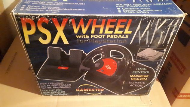 Volante con pedaliera per playstation 1 - Foto 3