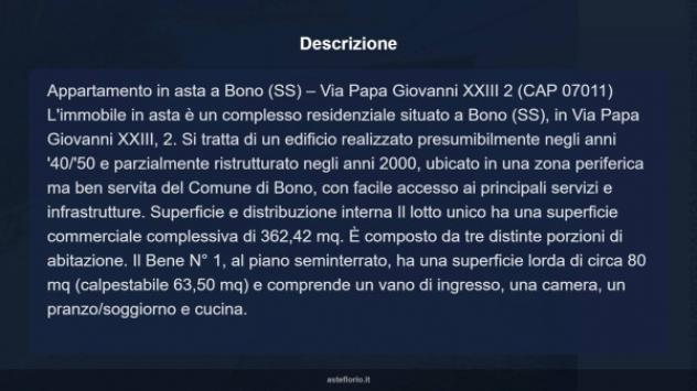 Immobile in asta di 362 m² con più di 5 locali in vendita a Bono - Foto 13