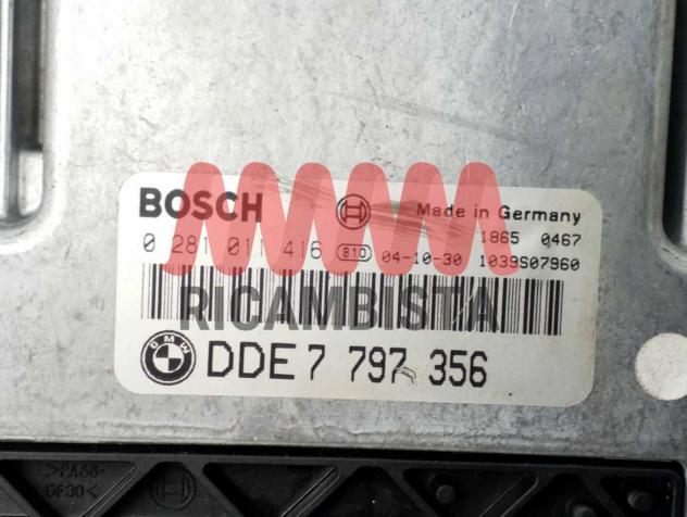 0281011416 BMW E87 2.0 centralina motore Bosch - Foto 2