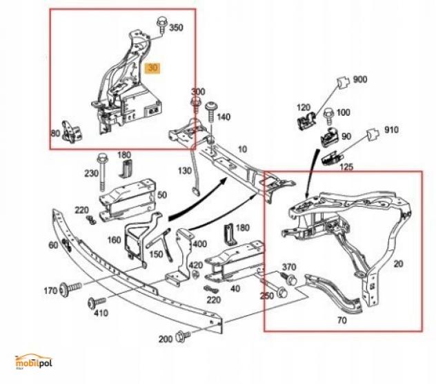 Mercedes Classe E W212 Maschera fanale sinistro - 3153 - Foto 4