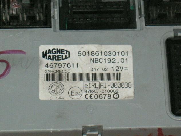 46797611 Body computer fiat stilo 46797611 501861030101 - Foto 2
