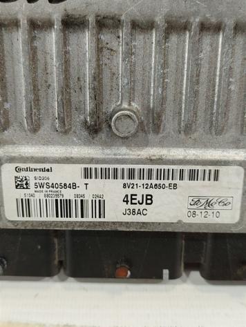CENTRALINA MOTORE FORD Fiesta 6° Serie 8V21-12A650-EB 5WS40584B diesel 1399 (0817) - Foto 2