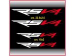 Adesivi RSV4 - APRILIA -quattro pezzi - spese gratis