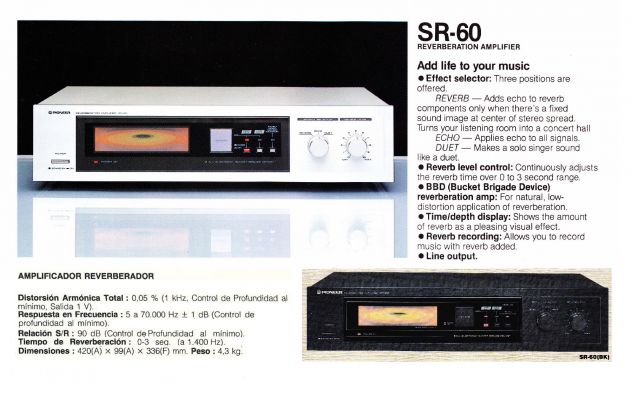 PIONEER – Riverbero + Echo__ 1984