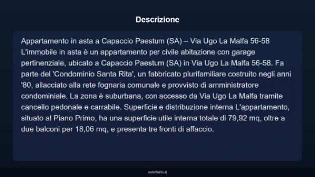 Immobile in asta di 119 m², box auto in vendita a Capaccio Paestum - Foto 3
