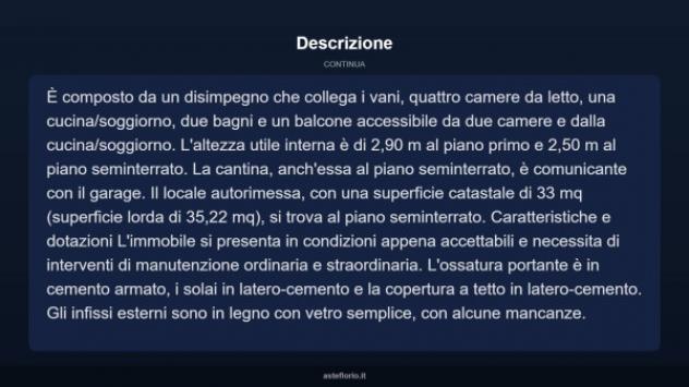 Immobile in asta di 176 m² con più di 5 locali e box auto in vendita a Terni - Foto 16