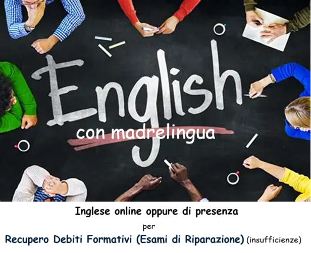 Recupero debiti, esami di riparazione e aiuto compiti