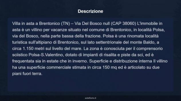 Immobile in asta di 150 m², box auto in vendita a Brentonico - Foto 12