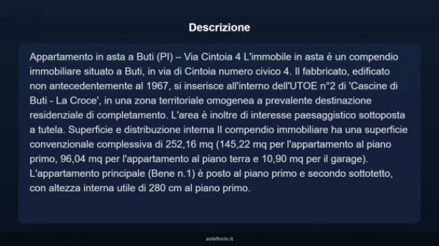 Immobile in asta di 145 m² con più di 5 locali in vendita a Buti - Foto 6