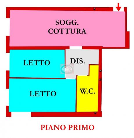 CESENA - CENTRO STORICO (TC119a): appartamento con 2 letto, 1 bagno - Foto 2