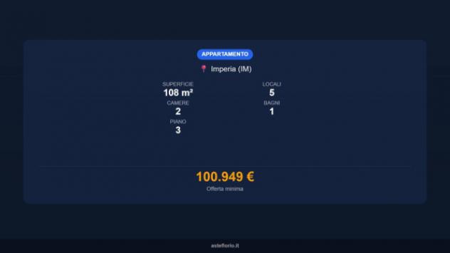 Immobile in asta di 108 m², box auto in vendita a Imperia - Foto 15