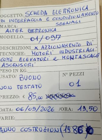scheda elettronica di interfaccia e condizionamento - Foto 3