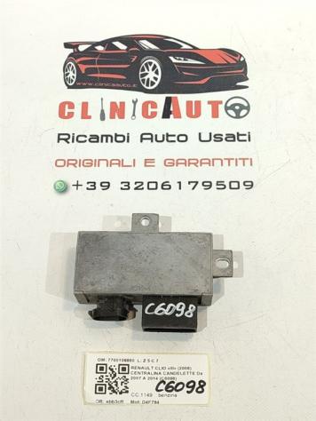 CENTRALINA CANDELETTE RENAULT Clio Serie 7700109860 D4F784 benzina 1149 (0408) - Foto 2