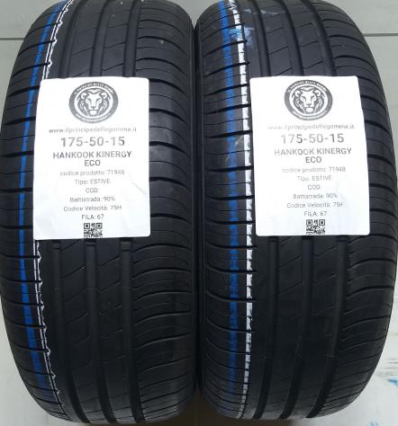 2 GOMME 175 50 15 HANKOOK A71948
