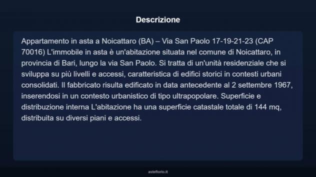 Immobile in asta di 144 m² in vendita a Noicattaro - Foto 6