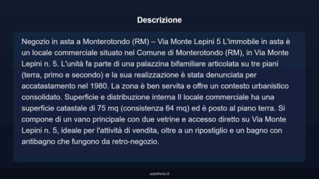 Immobile in asta di 64 m² in vendita a Monterotondo - Foto 4