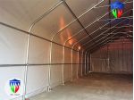 Tunnel Tendoni Professionli 8 x 18 x 4,40 Pvc Ignifugo MM Italia