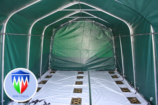 Tenda Box Garage box 3,3 x 6,0 Mt. per uso magazzino a Varese - Foto 9