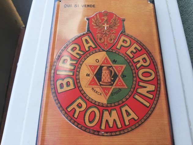 INSEGNA BIRRA PERONI TARGA IN RILIEVO - Foto 3
