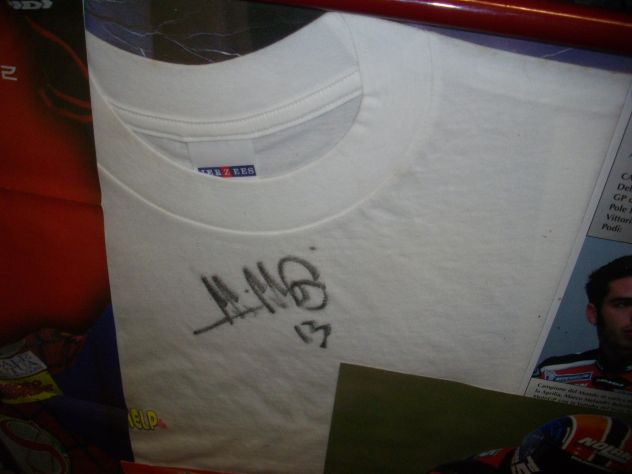 QUADRO Marco Melandri e Loris Reggiani firma autografa su t.short - Foto 6