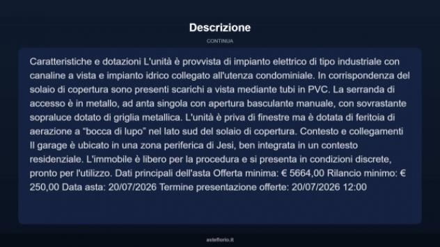 Immobile in asta di 19 m² in vendita a Jesi - Foto 10