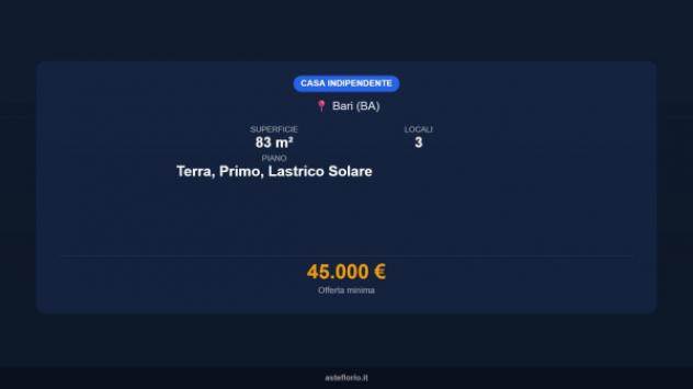 Immobile in asta di 83 m² in vendita a Bari - Foto 16