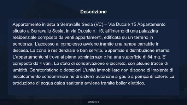 Immobile in asta di 64 m² in vendita a Serravalle Sesia - Foto 3