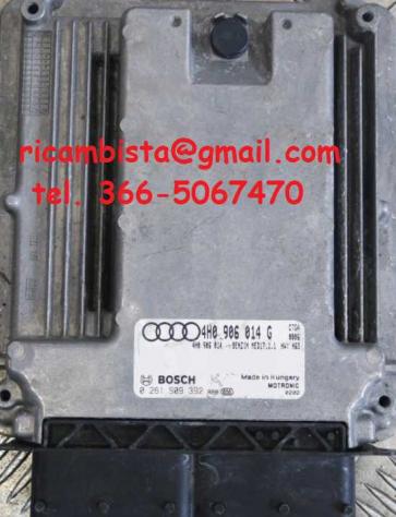 4H0906014G Audi A8 4.0 centralina motore Bosch
