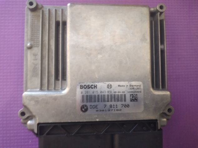 Centralina Motore BMW 0281015043 ECU Centralina BMW E87 2.0 Diesel 7811700-01 0 - Foto 2