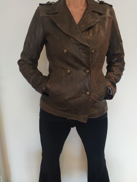 Giacca in pelle donna Delan - Foto 2