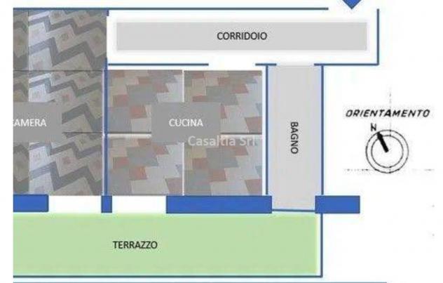 Bilocale di 41mq al 5° piano con balcone, aria condizionata e posto auto disponibile, libero da settembre. - Foto 20