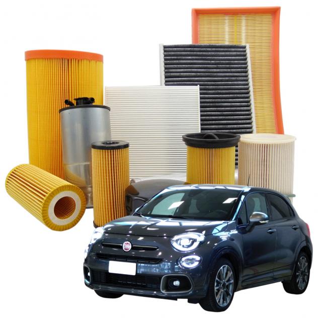 Kit Tagliando Fiat 500X Filtro Aria Filtro Olio Filtro Abitacolo