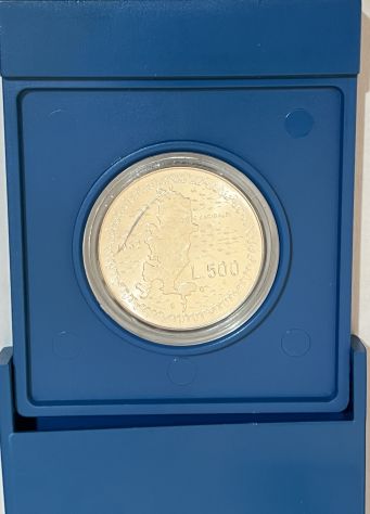 REPUBBLICA ITALIANA 500 Lire Argento 1982 FDC - Centenario Giuseppe Garibaldi - Foto 2
