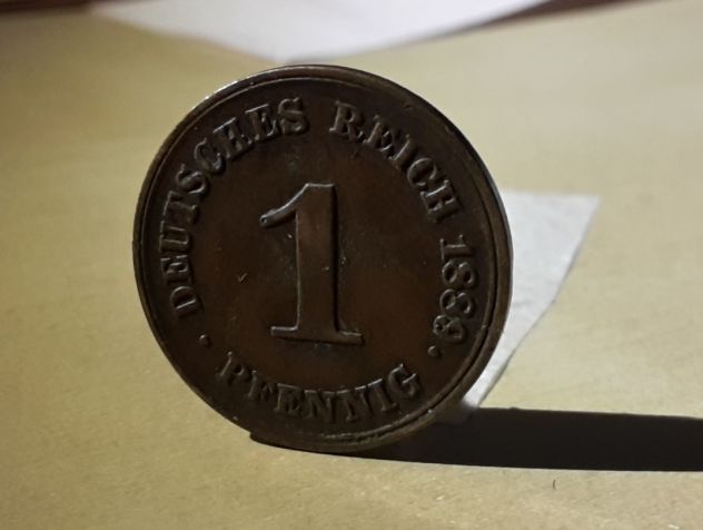 GERMANIA, 1 pfennig 1889. - Foto 2