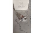 Tartaruga in argento con candela