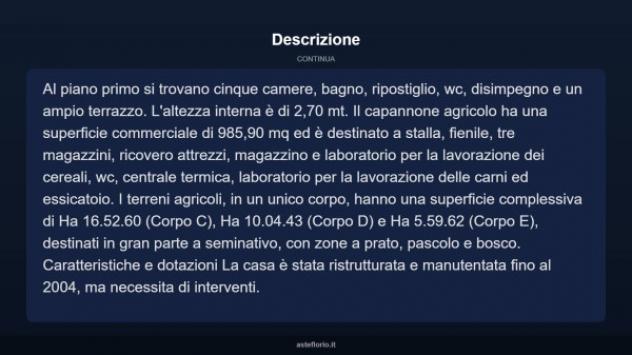 Immobile in asta di 403 m² con più di 5 locali in vendita a Cagli - Foto 17
