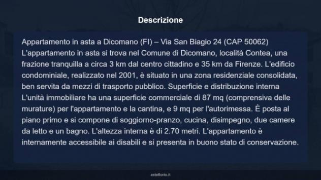 Immobile in asta di 87 m², box auto in vendita a Dicomano - Foto 9