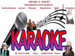 Karaoke con Pietro e Patty