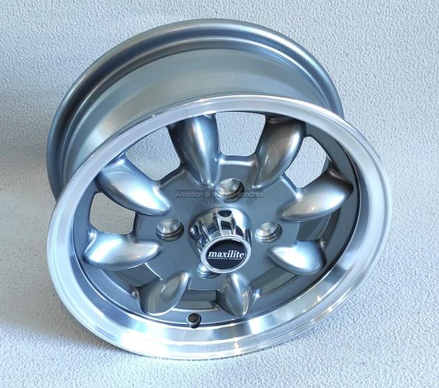 Minilite 5x12 4x101,6 et31 silver mini epoca - Foto 7