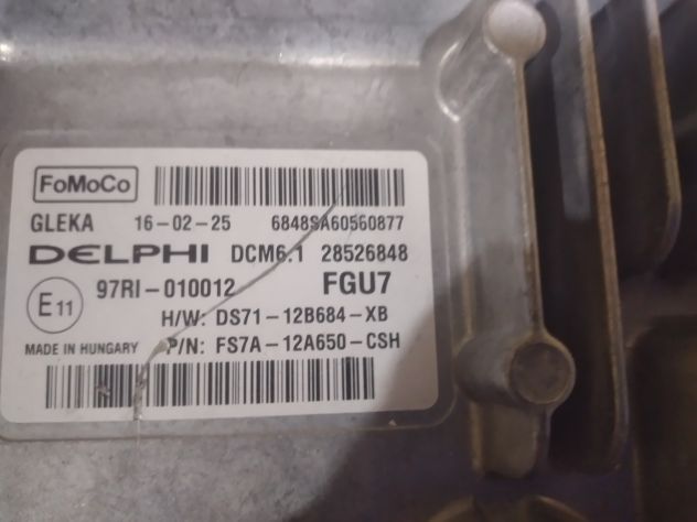 Centralina Motore Iniezione ECU DELPHI DCM6.1 FORD 28526848 UNITÀ DI CONTROLLO