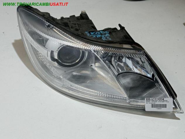 PROIETTORE ANT. DX A XENON 999-U1310534 Parti elettriche  Fanaleria  Proiettori  Proiettore ant. SKODA - OCTAVIA - 01-01-2009 - 01-03-2013