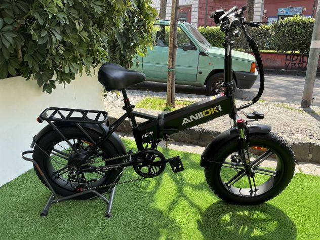 FAT BIKE PIEGHEVOLE ANIIOKI A6 PRO 48V 20AH NUOVO - Foto 2