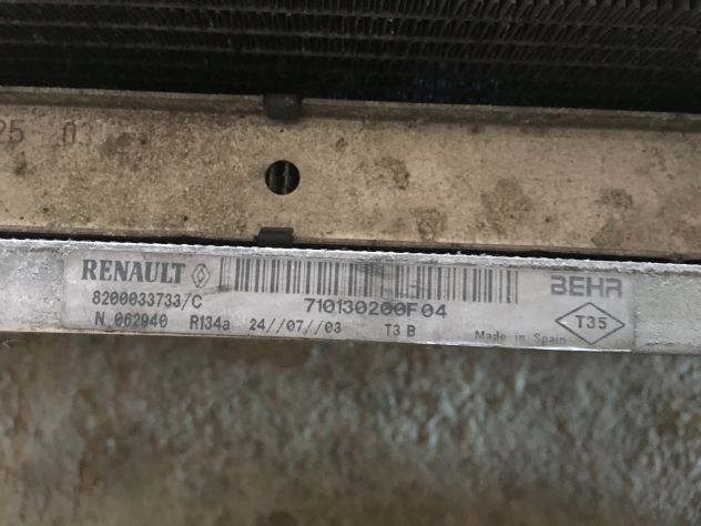 Gruppo Radiatore Acqua Clima Intercooler Ventola Espace 2.2 dCi 150 Cv - Foto 9